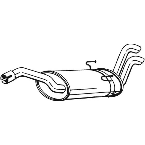 Silencieux Arrière Bosal 190-297