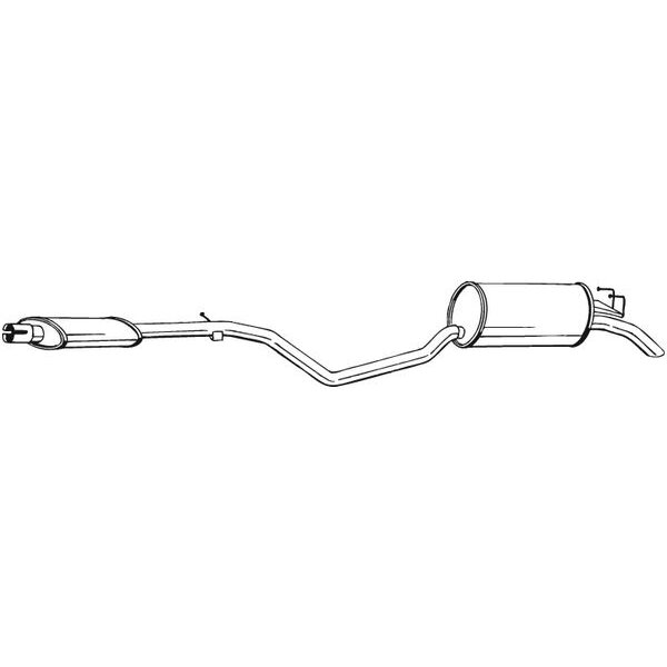 Silencieux Arrière Bosal 287-871