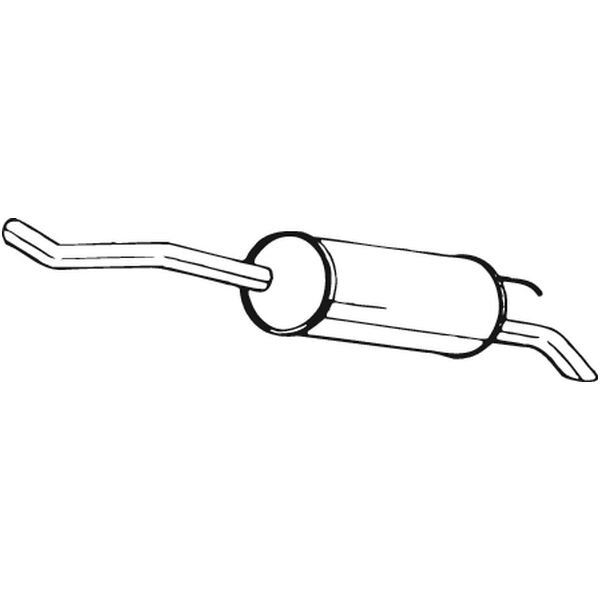 Silencieux Arrière Bosal 135-495