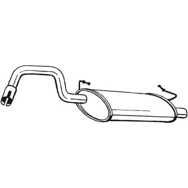 Silencieux Arrière Bosal 235-203