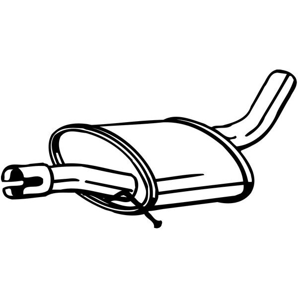 Silencieux Arrière Bosal 220-037