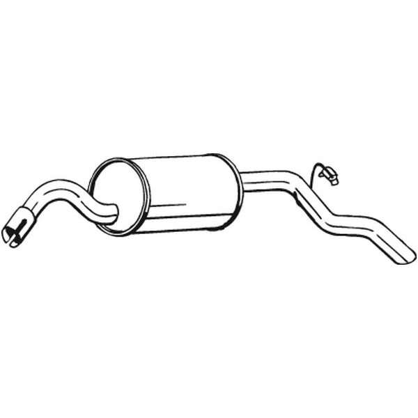 Silencieux Arrière Bosal 154-051