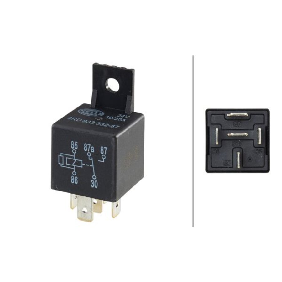 HELLA 4RD 933 332-051 Relé, Corriente De Trabajo - 12V - 5polos - Contacto Conmutador - Foto 5