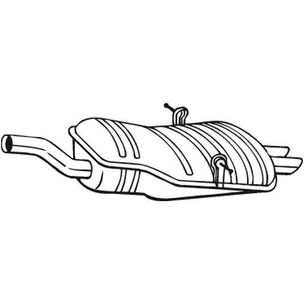Silencieux Arrière Bosal 247-191