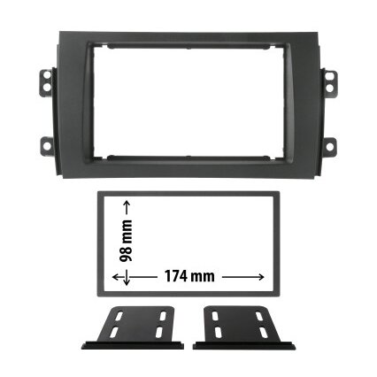 Entretoise 2 Din Phonocar Pour Autoradio