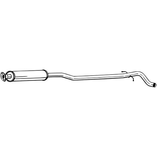 Silencieux Central Bosal 286-195