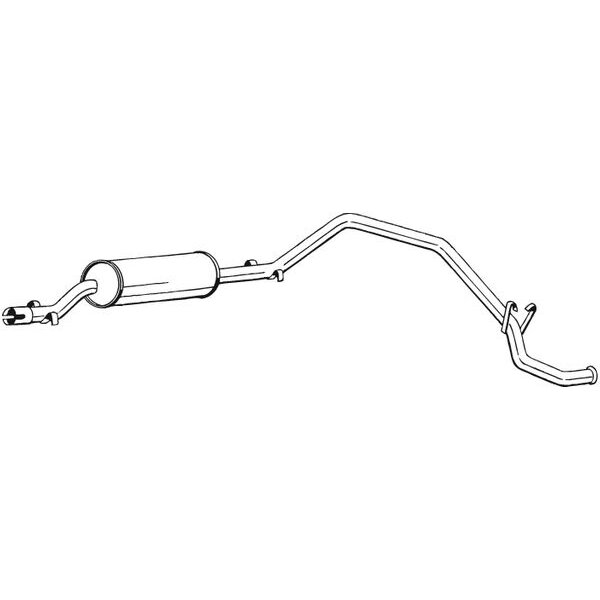 Silencieux Arrière Bosal 284-497