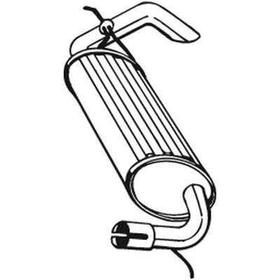 Silencieux Arrière Bosal 211-393