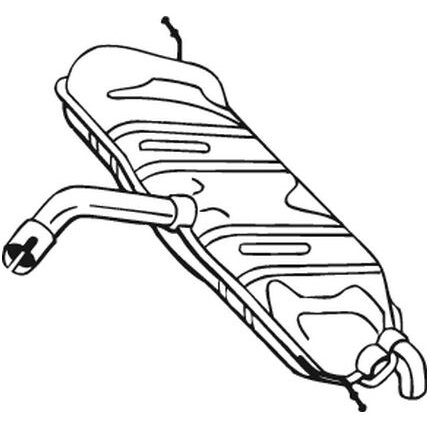 Silencieux Arrière Bosal 233-453