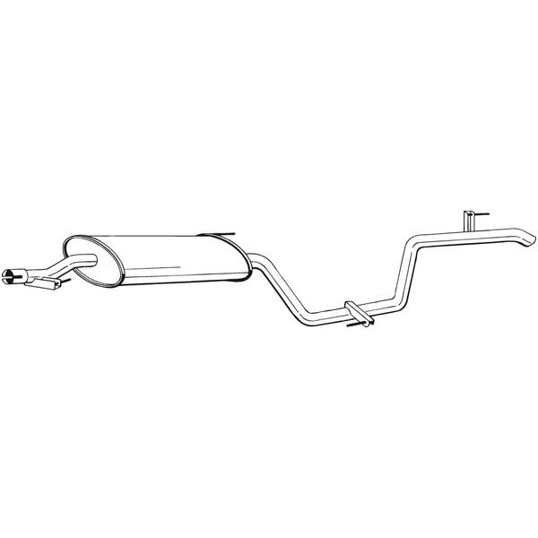 Silencieux Arrière Bosal 292-021