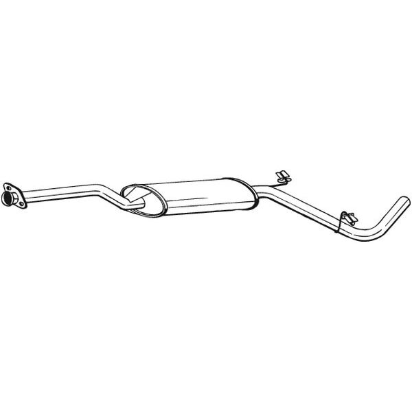 Silencieux Central Bosal 282-651