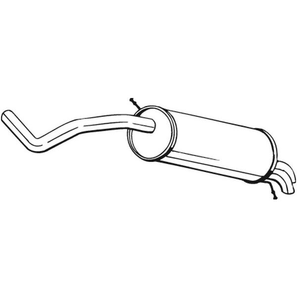 Silencieux Arrière Bosal 278-107