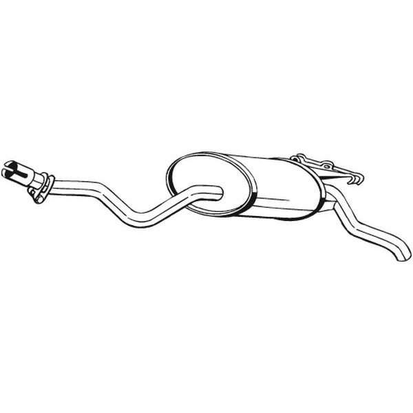 Silencieux Arrière Bosal 175-345