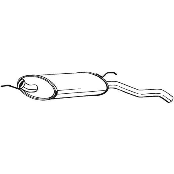 Silencieux Arrière Bosal 200-165