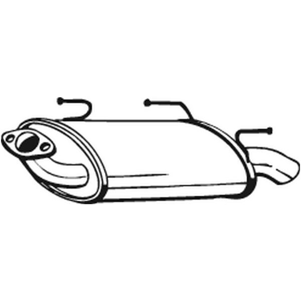 BOSAL Silencieux arriere  145-605 (X1)