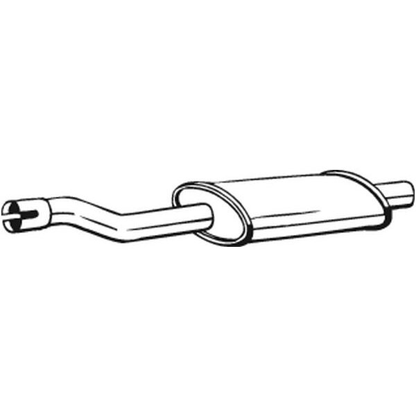 Silencieux Central Bosal 148-099