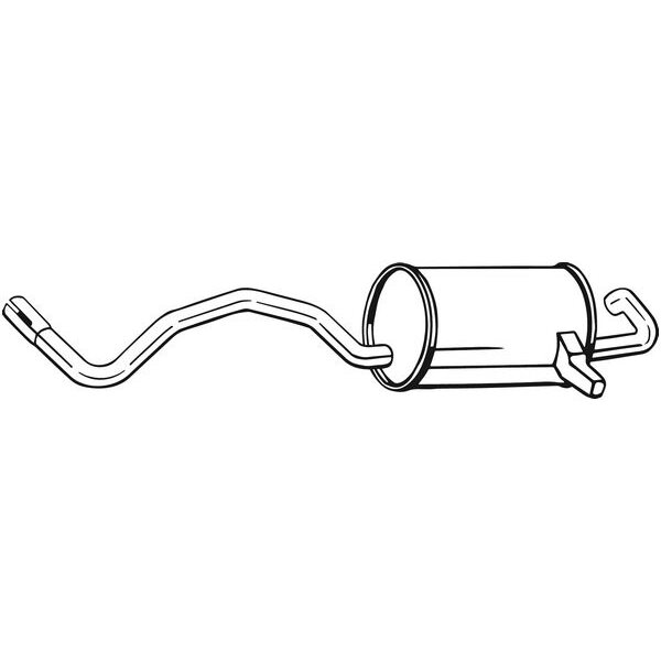Silencieux Arrière Bosal 279-573
