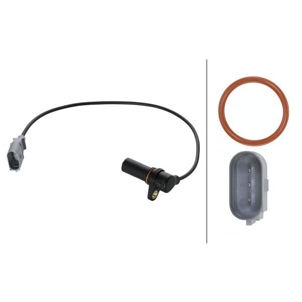 Capteur D'angle, Vilebrequin Hella 6pu 009 167-271