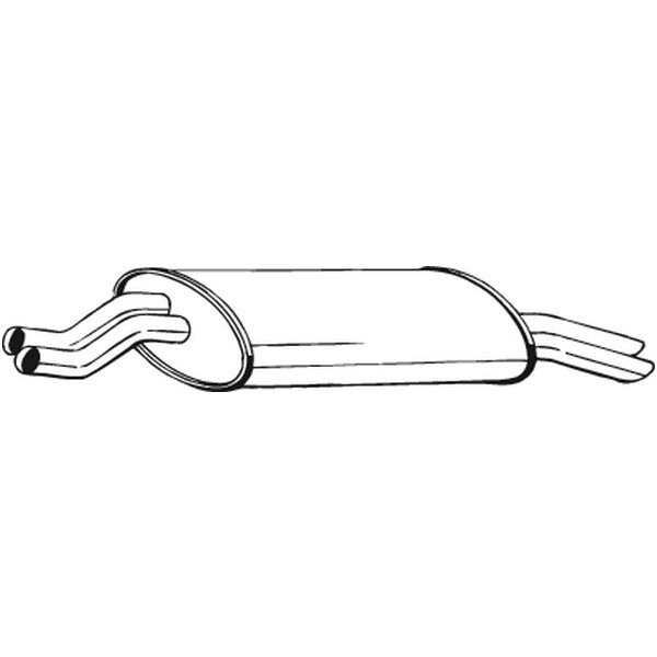 Silencieux Arrière Bosal 247-981