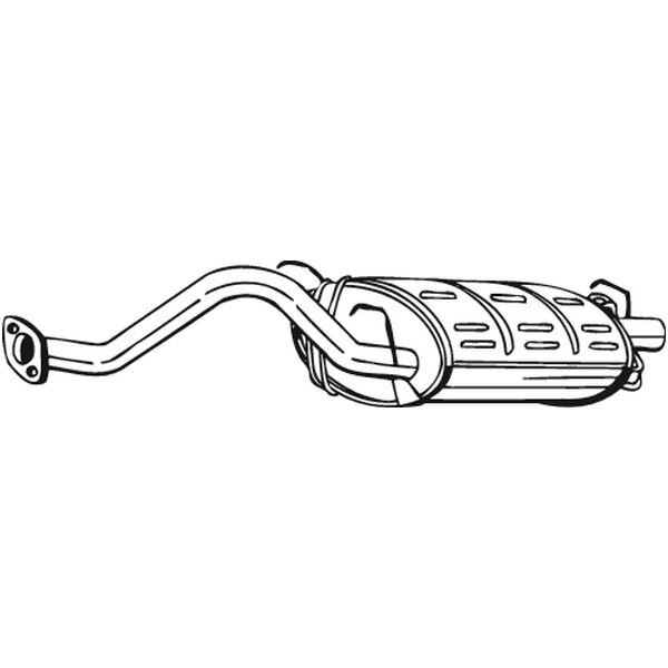 Silencieux Arrière Bosal 163-349
