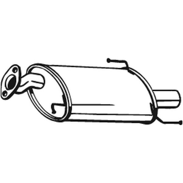 Silencieux Arrière Bosal 219-019