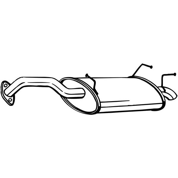Silencieux Arrière Bosal 145-109