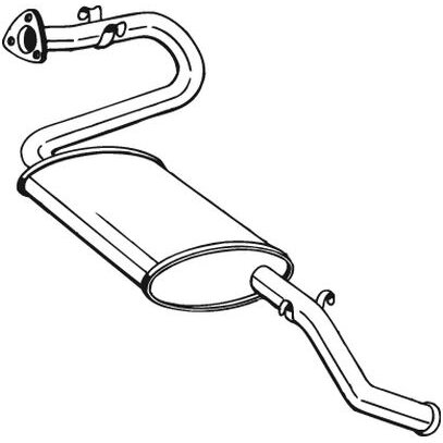 Silencieux Arrière Bosal 280-273