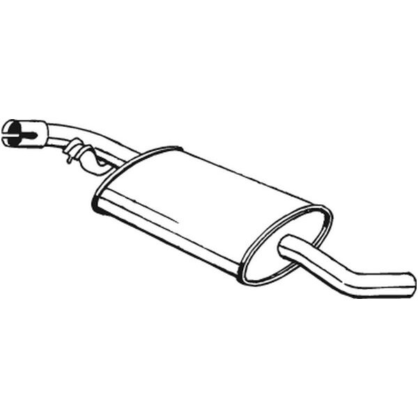 Silencieux Central Bosal 233-741