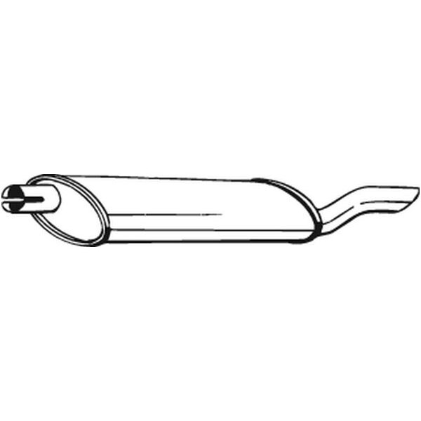 Silencieux Arrière Bosal 141-003