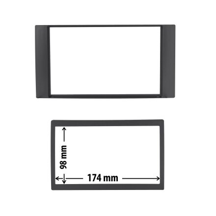 Entretoise 2 Din Phonocar Pour Autoradio