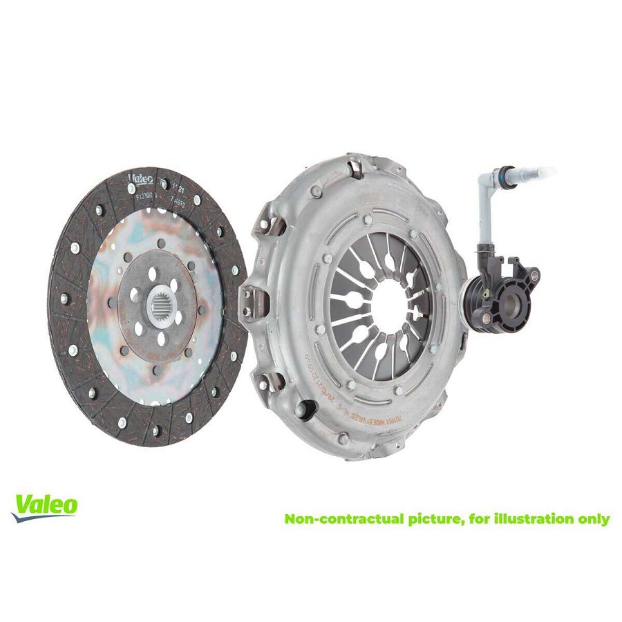 Kit D'embrayage 3 Pièces (avec Butée Hydraulique) Valeo 834016