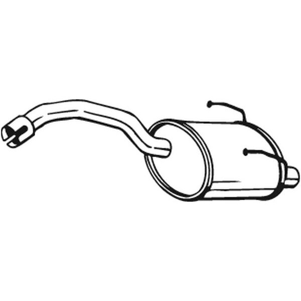 Silencieux Arrière Bosal 148-357