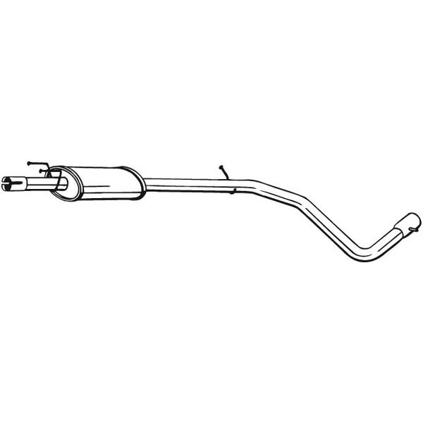Silencieux Central Bosal 286-115
