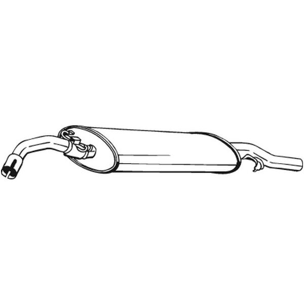 Silencieux Arrière Bosal 233-409