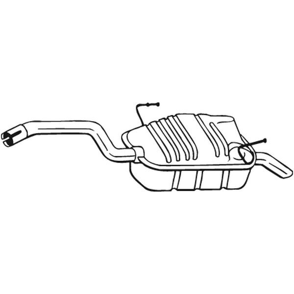 Silencieux Arrière Bosal 190-905