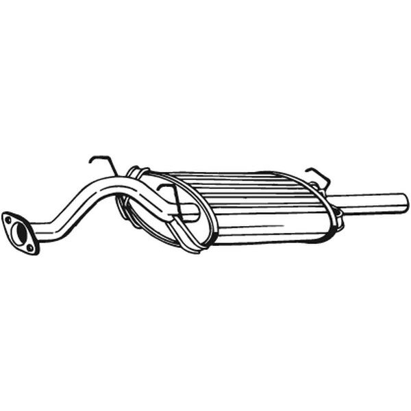 Silencieux Arrière Bosal 163-157