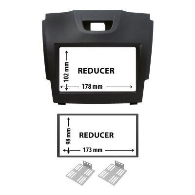 Entretoise 2 Din Phonocar Pour Autoradio