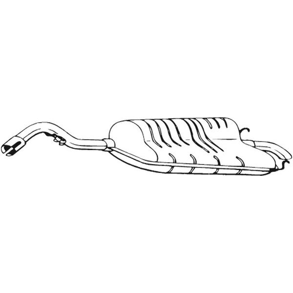 Silencieux Arrière Bosal 154-907
