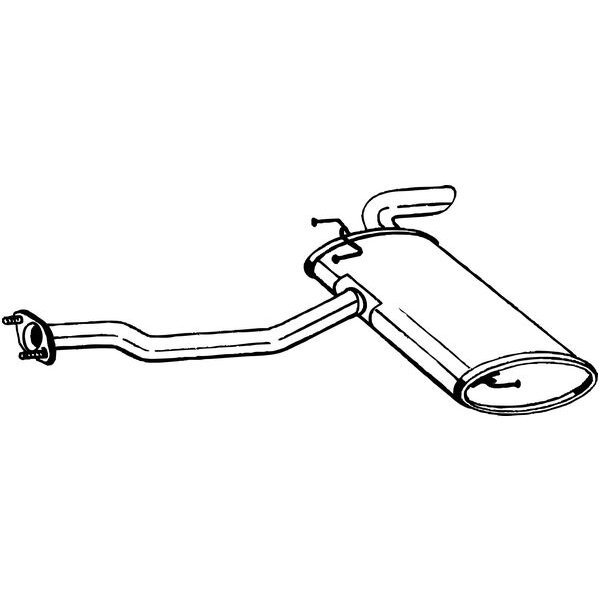 Silencieux Arrière Bosal 169-073