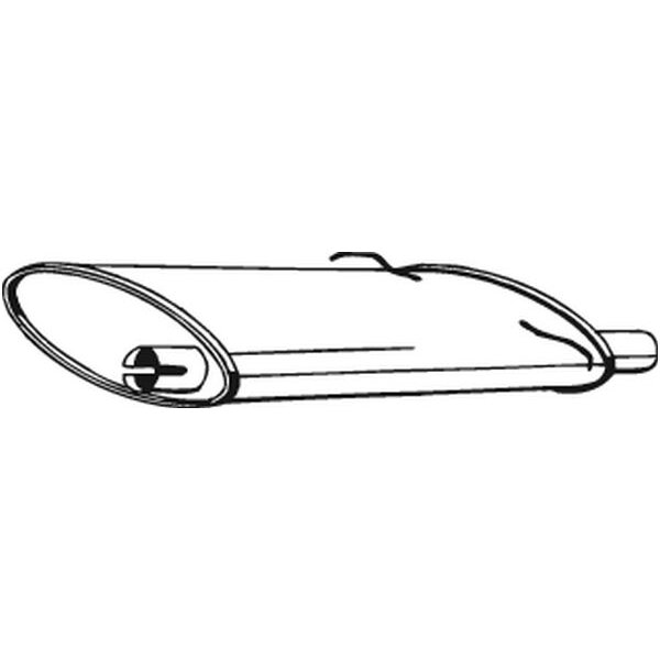 Silencieux Arrière Bosal 235-021