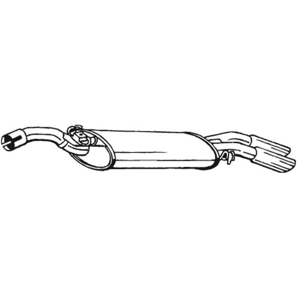 Silencieux Arrière Bosal 233-381
