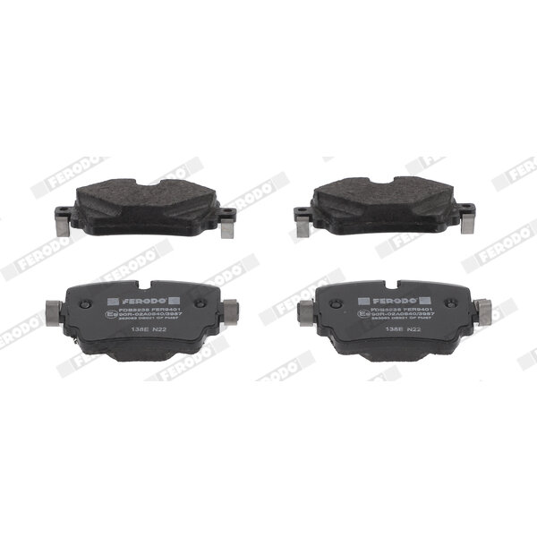 4 Plaquettes De Frein Ferodo Fdb5235