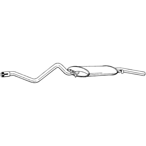 Silencieux Arrière Bosal 282-205