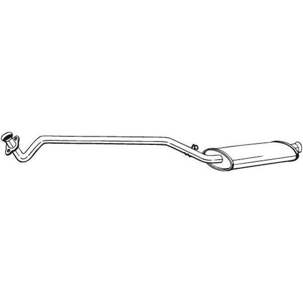 Silencieux Avant Bosal 284-893