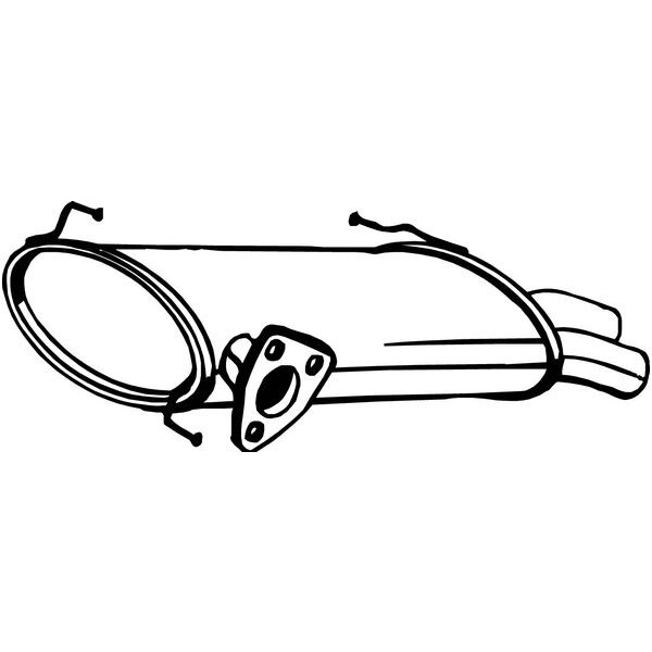 Silencieux Arrière Bosal 135-129