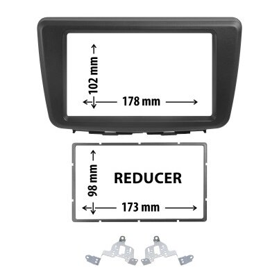 Entretoise 2 Din Phonocar Pour Autoradio