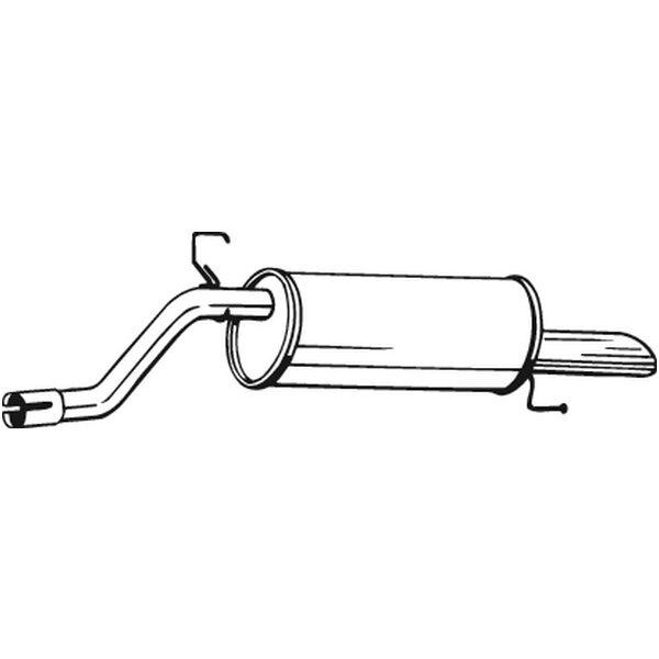 Silencieux Arrière Bosal 185-181
