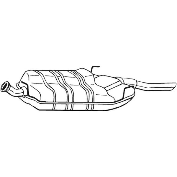 Silencieux Arrière Bosal 215-829