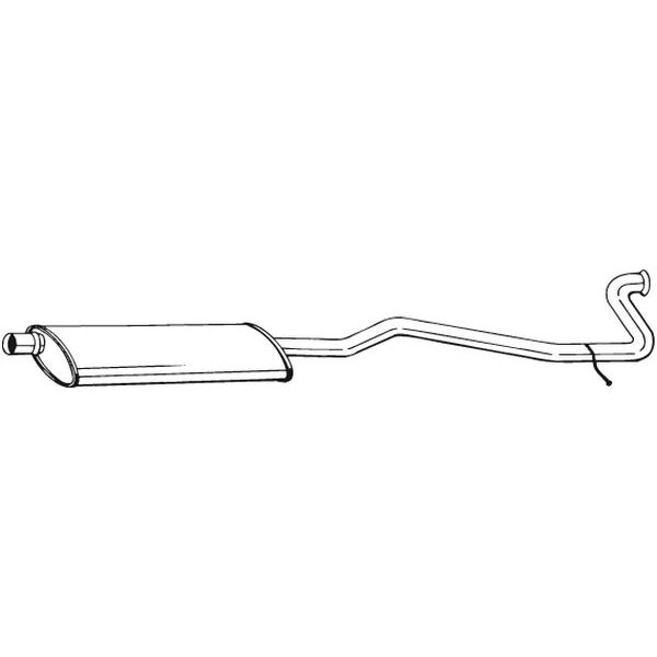 Silencieux Central Bosal 287-255
