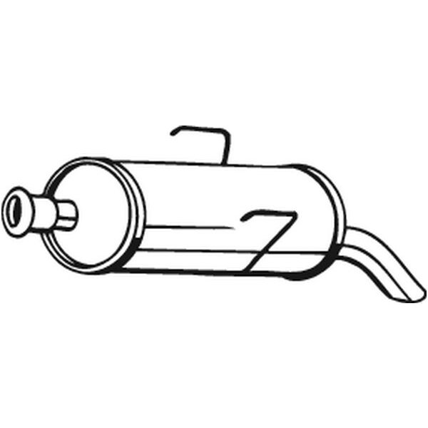 Silencieux Arrière Bosal 190-005